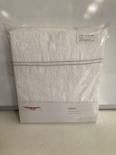 QTY OF ASSORTED THE WHITE COMPANY ITEMS TO INCLUDE LARGO TWIN DUVET COVER SET TOTAL RRP £175