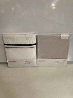 QTY OF ASSORTED THE WHITE COMPANY ITEMS TO INCLUDE SAVOY SINGLE FITTED SHEET TOTAL RRP £165