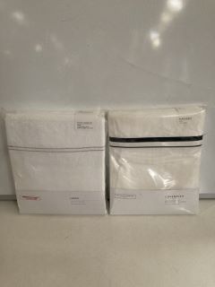 QTY OF ASSORTED THE WHITE COMPANY ITEMS TO INCLUDE LARGO TWIN DUVET COVER SET TOTAL RRP £250