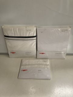 QTY OF ASSORTED THE WHITE COMPANY ITEMS TO INCLUDE CAVENDISH KING FLAT SHEET TOTAL RRP £220