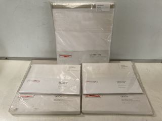 QTY OF ASSORTED THE WHITE COMPANY ITEMS TO INCLUDE SOMERTON FLAT SHEET QUEEN TOTAL RRP £180