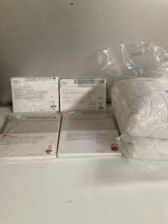 QTY OF ASSORTED THE WHITE COMPANY ITEMS TO INCLUDE ULTRA SOFT QUILTED MATTRESS AND PILLOW PROTECTOR SET TOTAL RRP £298