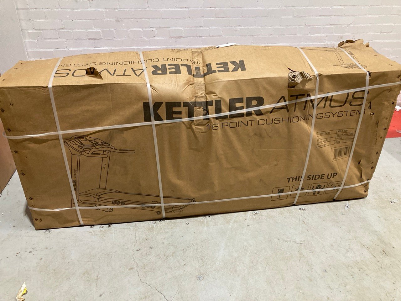 John Pye Auctions KETTLER ATMOS FOLDING TREADMILL MODEL KETRATM