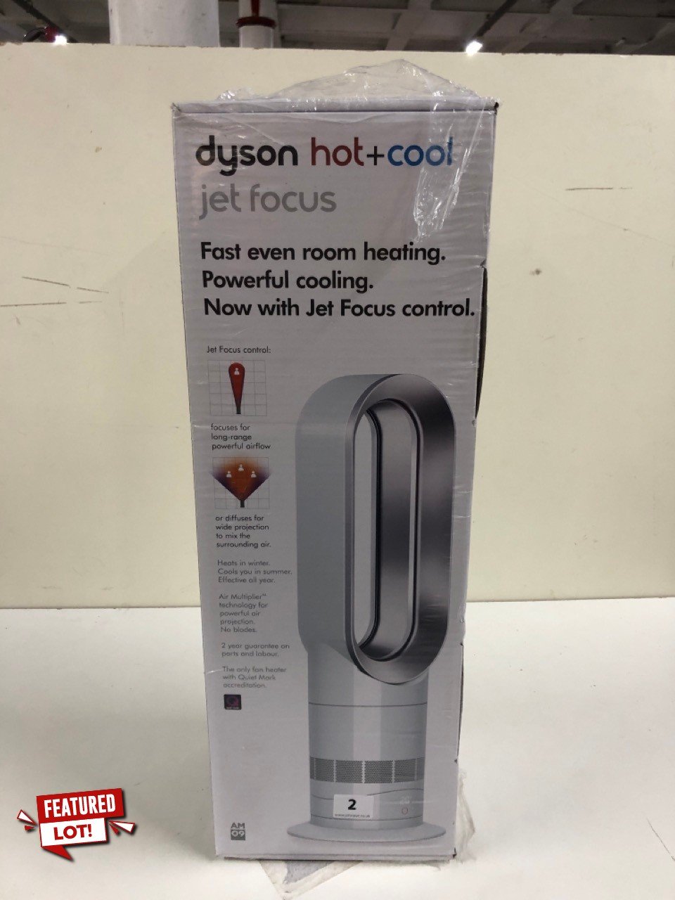 DYSON HOT+COOL JET FOCUS FAN HEATER - RRP: £329.99