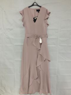 PHASE EIGHT PHOEBE MAXI POWDER PINK DRESS - SIZE: 14 - RRP.£169