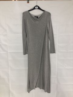 PHASE EIGHT LEXY SNUGGLE GREY MARL DRESS - SIZE: 8 - RRP.£89