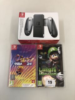 3 X NINTENDO SWITCH ITEMS INC NBA 2K24 FOR NINTENDO SWITCH