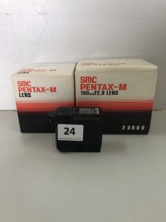 3 X SMC CAMERA ITEMS INC SMC PENTAX-M LENS