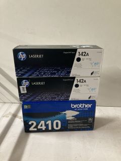 3 X PRINTER ITEMS INC BROTHER 2410 INK