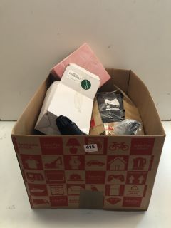 BOX OF ASSORTED ITEMS INC GIFT BOX