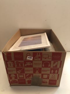 BOX OF ASSORTED ITEMS INC PICTURE FRAME