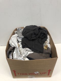 BOX OF PREMIUM CLOTHING VARIOUS SIZES & DESIGNS