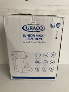 GRACO JUNIOR MAXI I-SIZE R129 HIGHBACK BOOSTER CAR SEAT