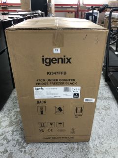 IGENIX 47CM UNDER COUNTER FRIDGE FREEZER MODEL: IG347FFB