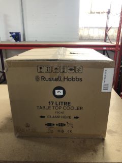 RUSSELL HOBBS 17 LITRE TABLE TOP COOLER MODEL: RH17CLR1001B