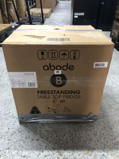 ABODE FREESTANDING TABLE TOP FRIDGE MODEL: ATTF0E1B