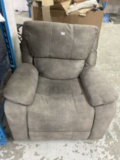 GREY RECLINING ARM CHAIR