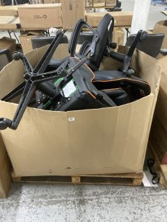 PALLET OF ASSORTED GAMING CHAIRS