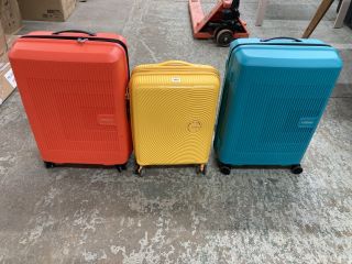 3 X HARDSHELL SPINNER SUITCASES