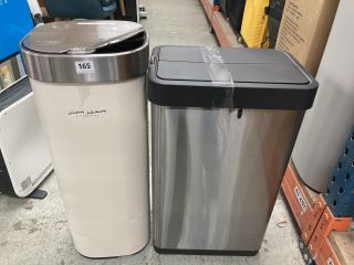 2 X KOHN LEWIS EKO KITCHEN BINS