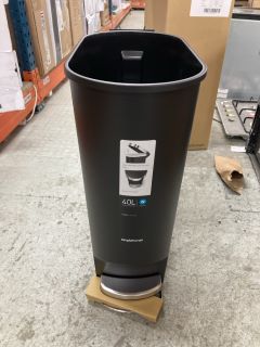 JOHN LEWIS 40L SLIM STEP CAN BIN