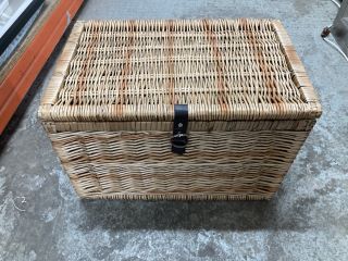 JOHN LEWIS WICKER STORAGE TRUNK