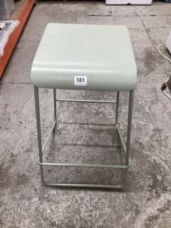 JOHN LEWIS METAL BAR STOOL IN GREEN