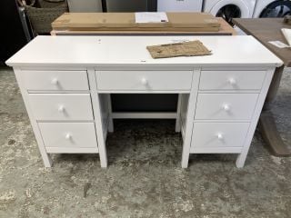 JOHN LEWIS WILTON PILLAR DRESSING TABLE IN WHITE