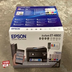 EPSON ECOTANK INK TANK SYSTEM PRINTER MODEL ET-4800 SEALED RRP £320