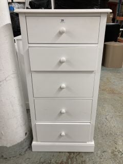 LAURA ASHLEY FOR JOHN LEWIS FIVE DRAWER TALL CHEST RRP £549