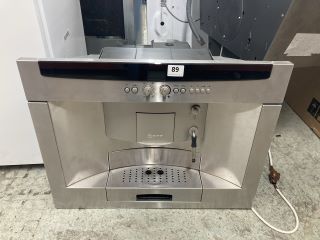 NEFF INTEGRATED COFFEE MACHINE MODEL FD8609