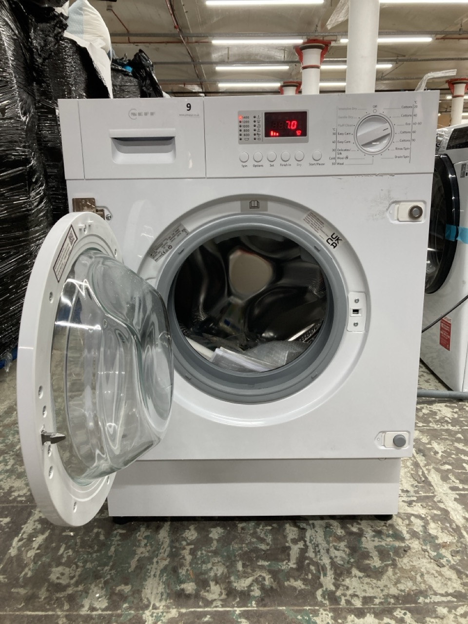 John Pye Auctions NEFF INTEGRATED WASHING MACHINE MODEL V6320X2GB RRP