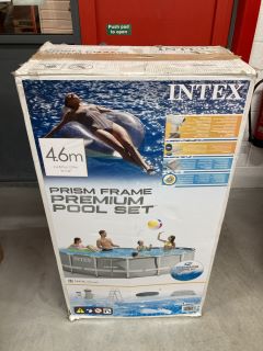 INTEX 4.6M PRISM FRAME PREMIUM POOL SET RRP: £490