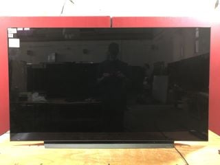 LG 65" SMART HD LED TV MODEL OLED65C14LB (WITH STAND,NO REMOTE,SMASHED/SALVAGE/SPARES)