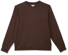 QTY OF ITEMS TO INLCUDE BOX OF APPROX 15 X ASSORTED CLOTHES TO INCLUDE ESSENTIALS MEN'S FLEECE CREW NECK SWEATSHIRT (AVAILABLE IN BIG & TALL), MEDIUM BROWN, S, ESSENTIALS MEN'S SLIM-FIT VEST, GREY, L