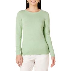 QTY OF ITEMS TO INLCUDE BOX OF APPROX 30 X ASSORTED CLOTHES TO INCLUDE ESSENTIALS WOMEN'S LONG-SLEEVE LIGHTWEIGHT CREWNECK JUMPER (AVAILABLE IN PLUS SIZE), LIGHT JADE GREEN, XL, ESSENTIALS WOMEN'S SH