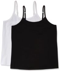 QTY OF ITEMS TO INLCUDE BOX OF APPROX 30 X ASSORTED CLOTHES TO INCLUDE ESSENTIALS WOMEN'S CAMISOLE (AVAILABLE IN PLUS SIZE), PACK OF 2, BLACK/WHITE, 3XL PLUS, ESSENTIALS MEN'S 10” LIGHTWEIGHT RIPSTOP