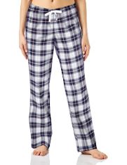 QTY OF ITEMS TO INLCUDE BOX OF APPROX 30 X ASSORTED CLOTHES TO INCLUDE ESSENTIALS WOMEN'S POPLIN SLEEP TROUSERS, BLUE PLAID, S, ESSENTIALS MEN'S 10” LIGHTWEIGHT RIPSTOP STRETCH CARGO SHORT, BLACK, 42