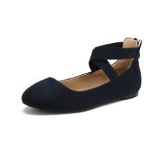 QTY OF ITEMS TO INLCUDE 5 X ASSORTED SHOES TO INCLUDE DREAM PAIRS WOMEN'S SOLE_STRETCHY NAVY ELASTIC ANKLE STRAPS BALLET FLATS SHOES SIZE 10 US/ 8 UK, DREAM PAIRS WOMEN'S OXFORD HEELS POINTED TOE HIG