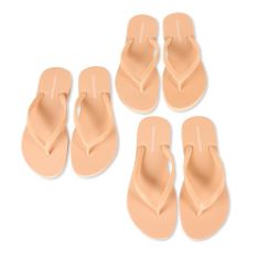 QTY OF ITEMS TO INLCUDE BOX OF APPROX 20 ASSORTED SHOES AND SLIPPERS TO INCLUDE ESSENTIALS WOMEN'S FLIP FLOPS, PACK OF 3, BEIGE, 3 UK, ESSENTIALS WOMEN'S BELICE BALLET FLAT, LIGHT BROWN LEOPARD, 6.5