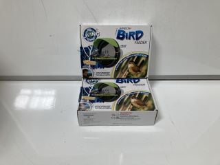 1 X BOX OF ASSORTED OUTDOOR GARDEN ITEMS INCLUDING NICK BAKERS WINDOW BIRD FEEDER