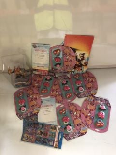 1 BOX OF ASSORTED CHILDREN'S TOYS INCLUDING LILO WITH PUDGE FUNKO POP!