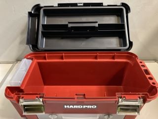 1 X HARD PRO RED / BLACK TOOL BOX