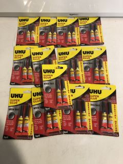 1 BOX OF UHU SUPER GLUE