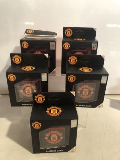 1 X BOX OF MANCHESTER UNITED RUBIK'S CUBES