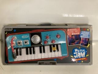 1 X LITTLE TIKES MY REAL JAM KEYBOARD RRP £15.00