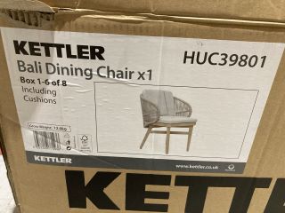 2X KETTLER BALI DINING CHAIRS