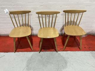 3 X JOHN LEWIS DINING CHAIRS (003315491)