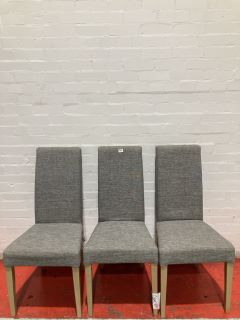 3 X JOHN LEWIS ANYDAY SLENDER DINING CHAIRS RRP (003323655)