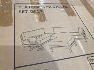 JOHN LEWIS PLATFORM MODULAR SET IN GREY RRP £1199.00